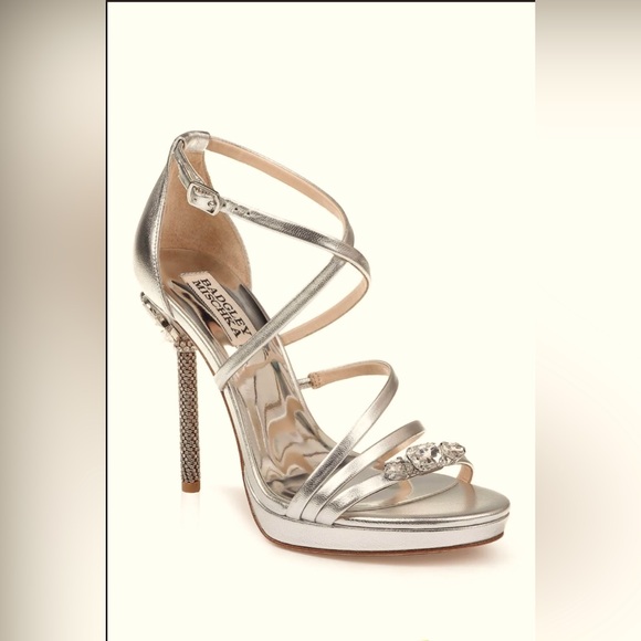 Badgley Mischka Sheri Platform Sandal – Women’s – Gold Metallic – Size 8 - Picture 1 of 12